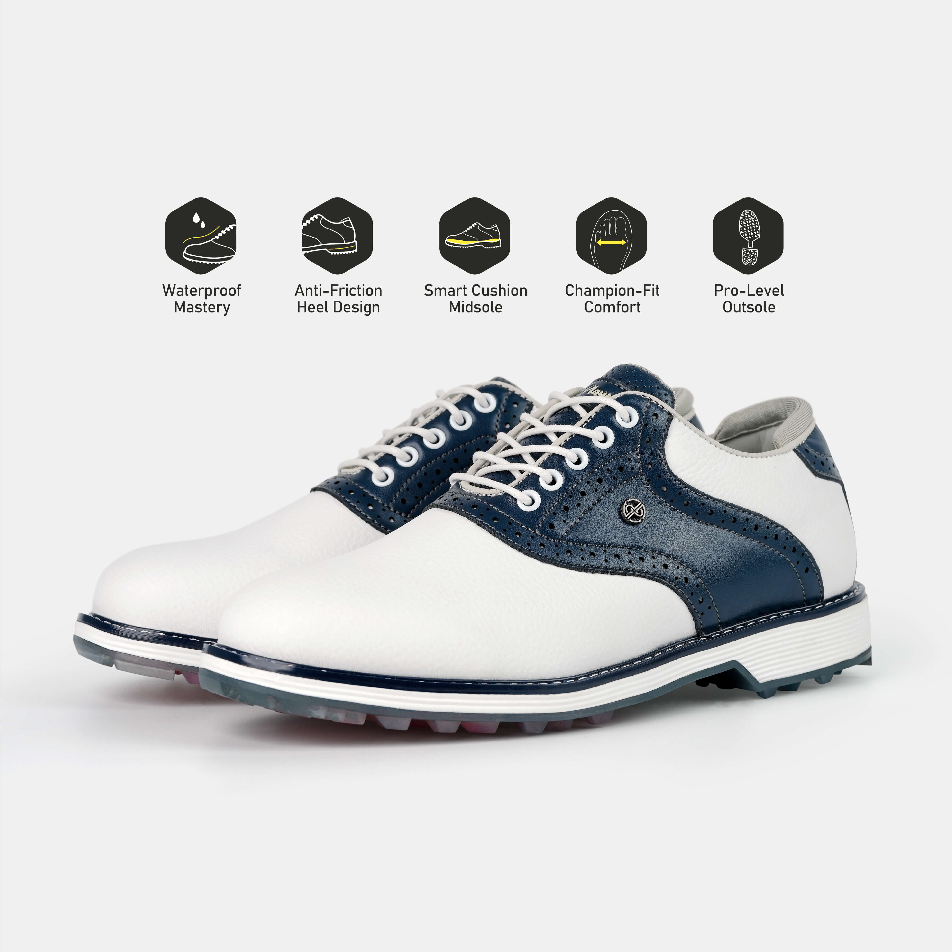 G3 Men's Professional Spikeless Golf Shoes / Blue