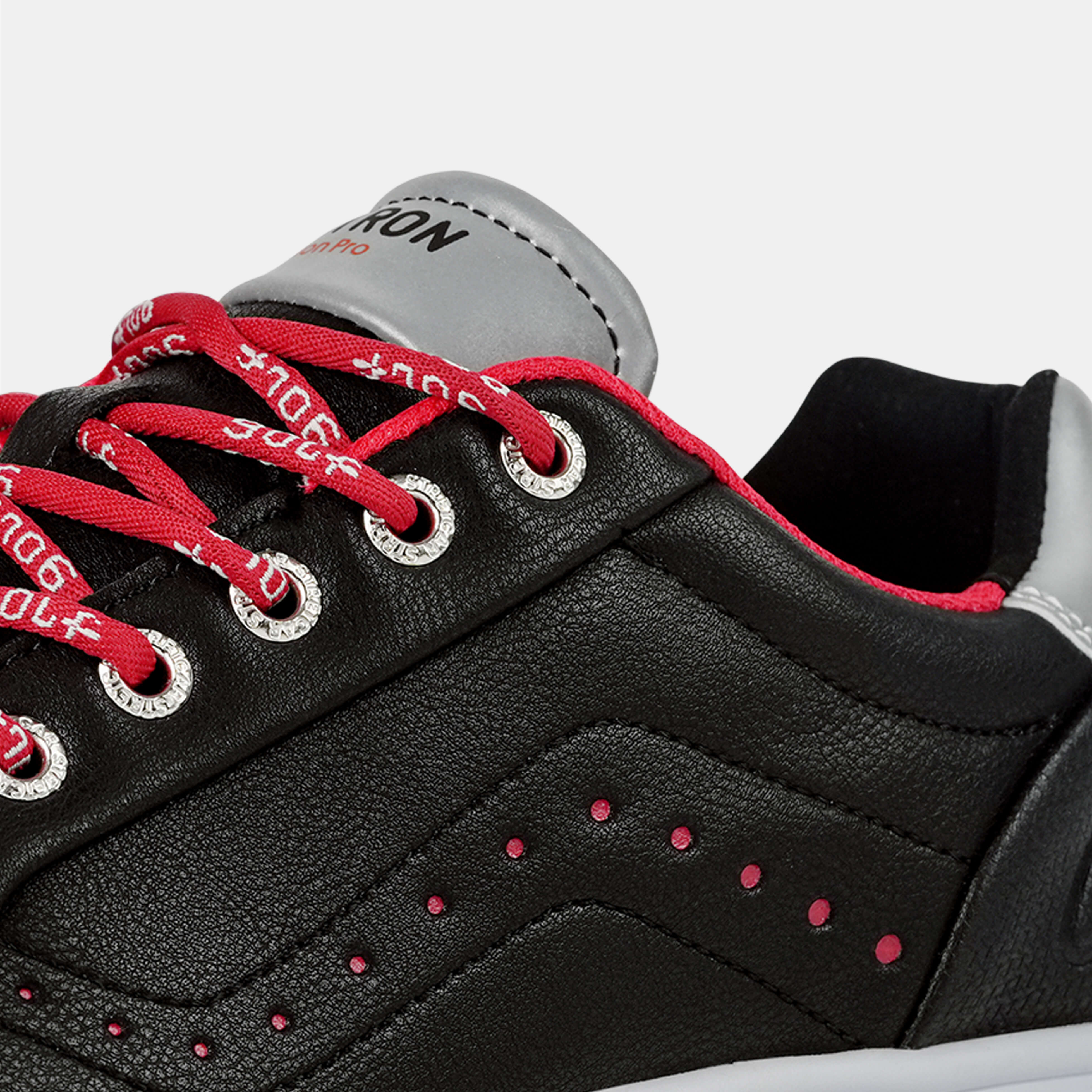 G718 Men's Breathable Spikeless Golf Shoes / Black