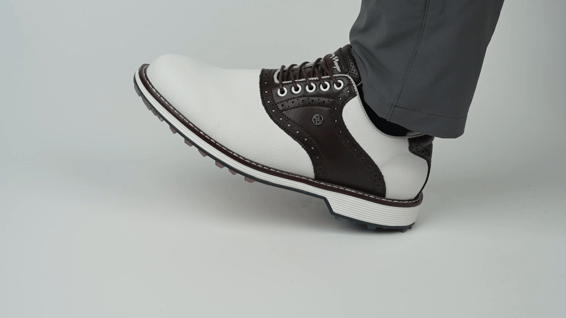 Goating Player G3 Men's Professional Spikeless Golf Shoes / Brown