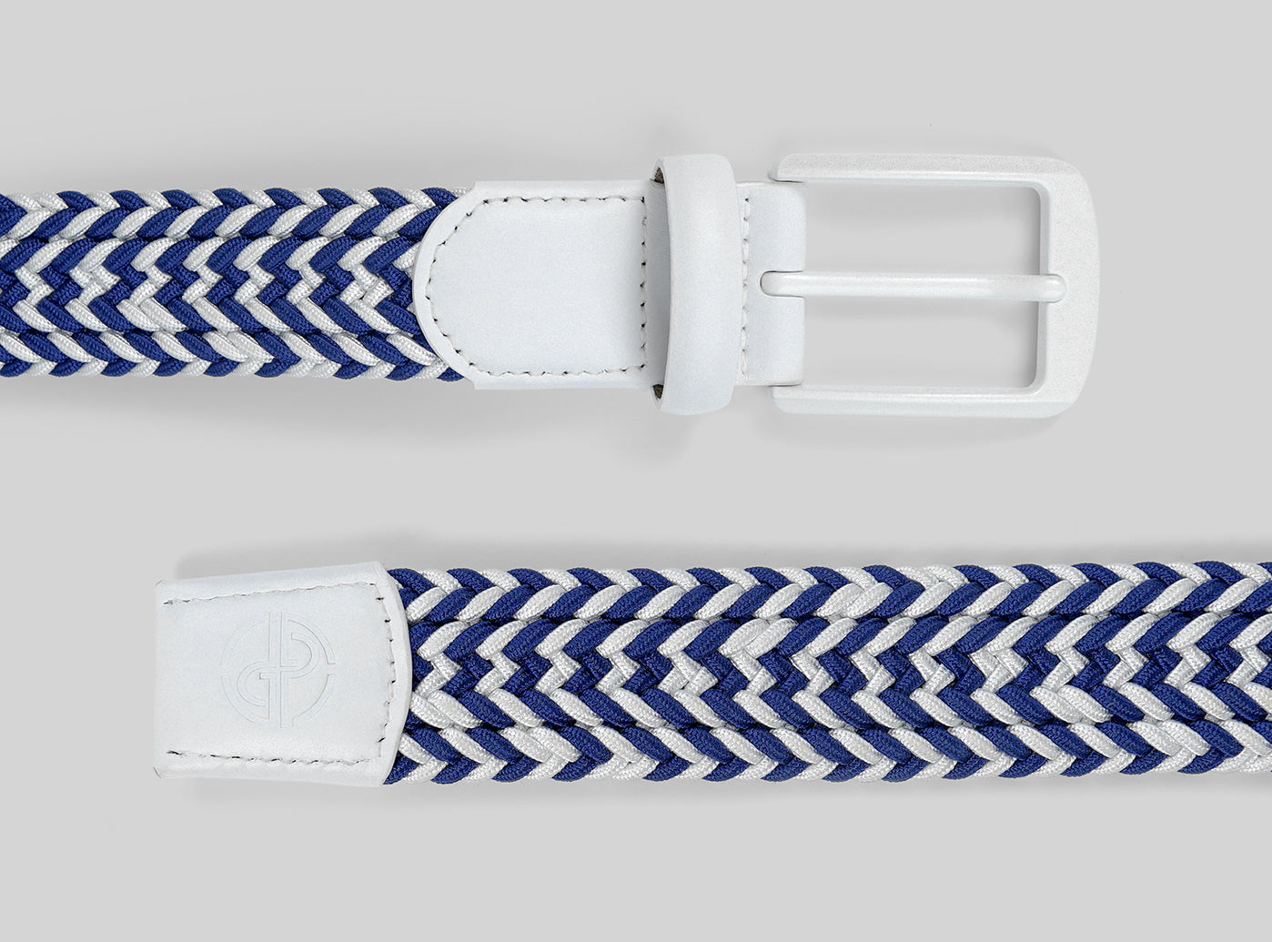 Goating Player Tour Woven Belt:10K Swing-Proof, No Holes Needed / Sky Blue