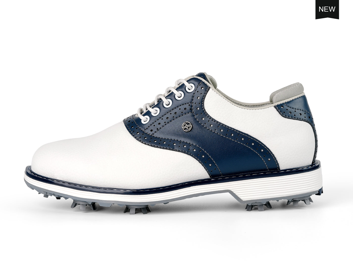 Goating Player G1 Men's Professional Spikes Golf Shoes / Blue