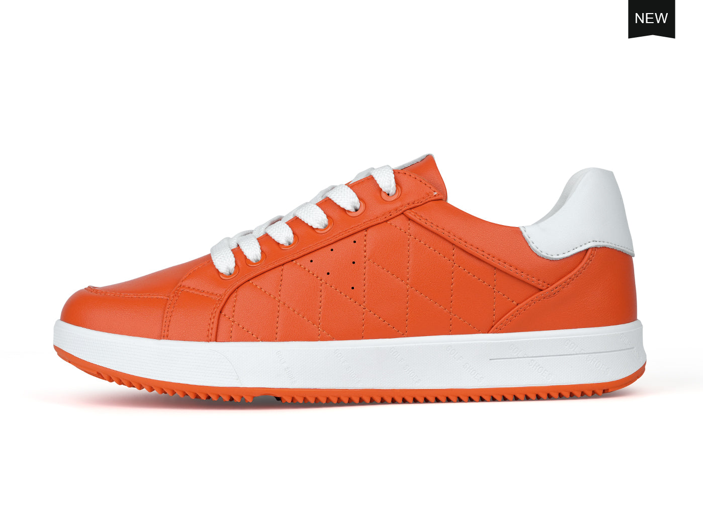 Goating Player G2 Men's Professional Leather Golf Shoes / Orange