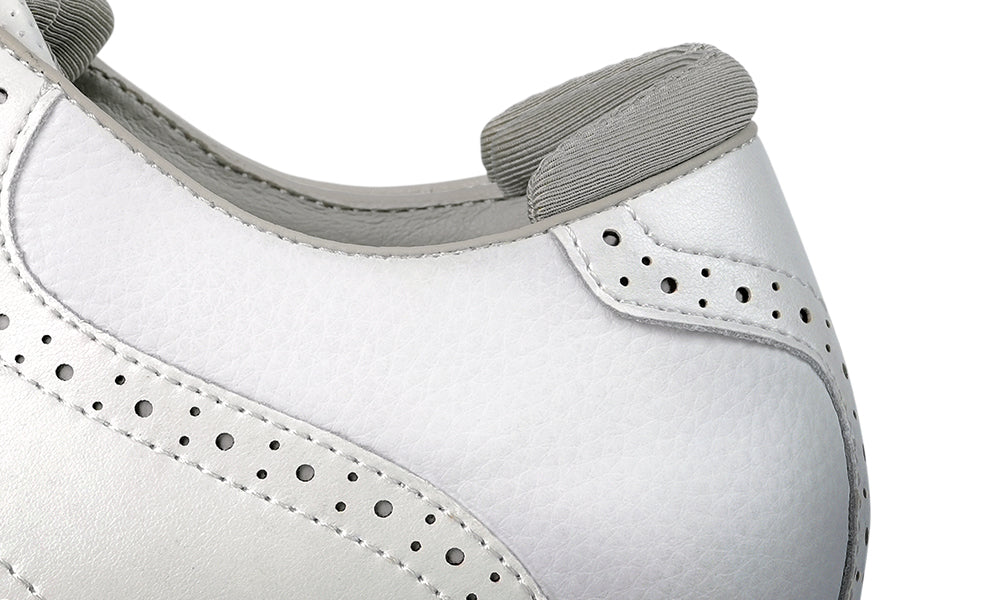Goating Player G1 Men's Professional Spikes Golf Shoes / White