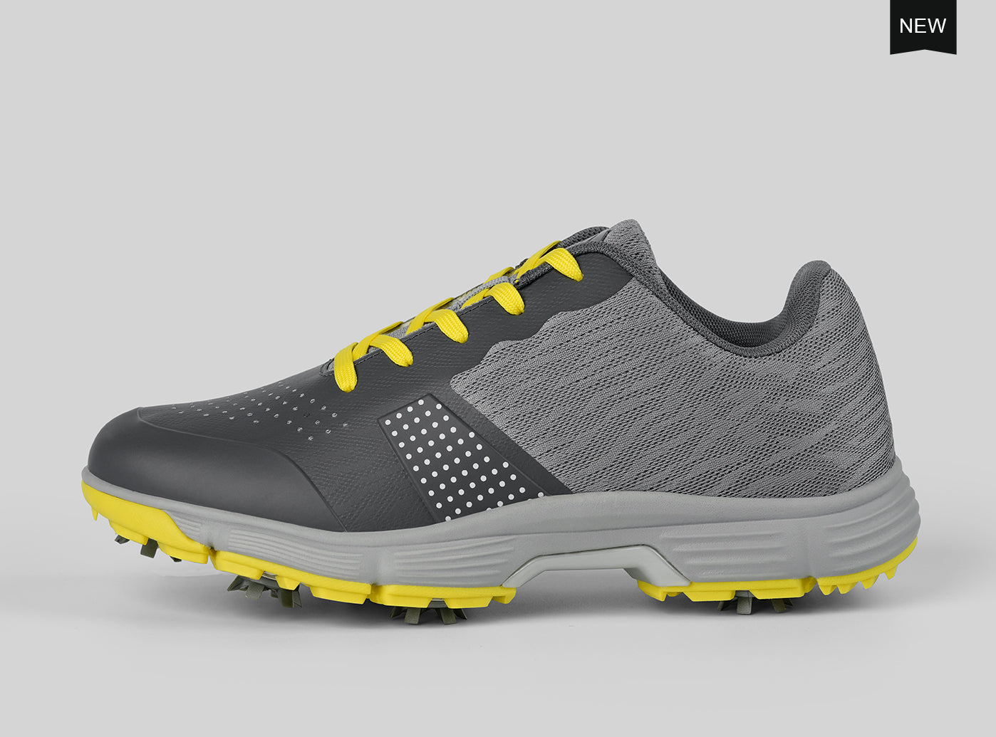 Goating Player G615 Men's Professional Spikes Golf Shoes / Grey