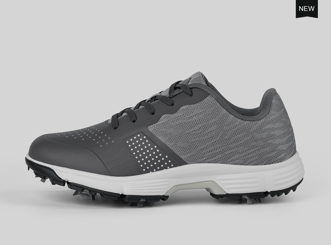 Goating Player G615 Men's Professional Spikes Golf Shoes / Dark Grey