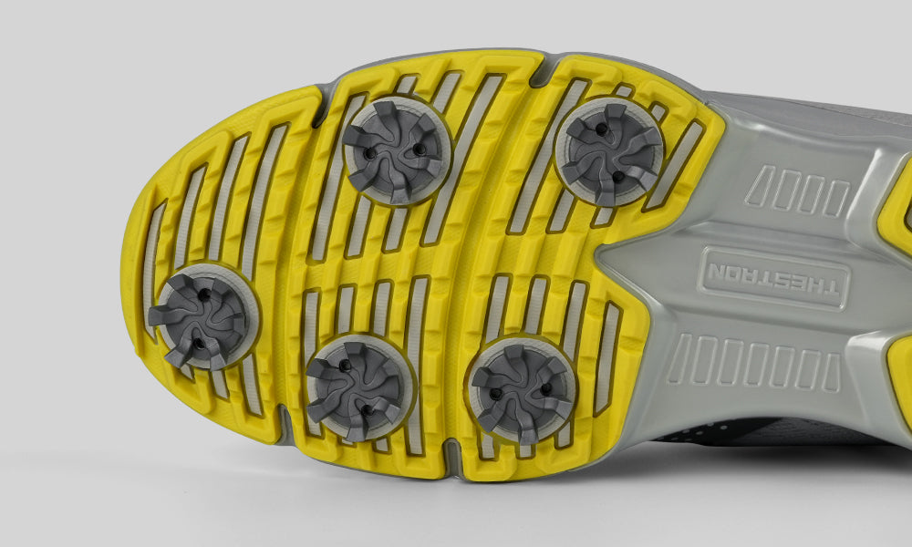 Goating Player G615 Men's Professional Spikes Golf Shoes / Grey