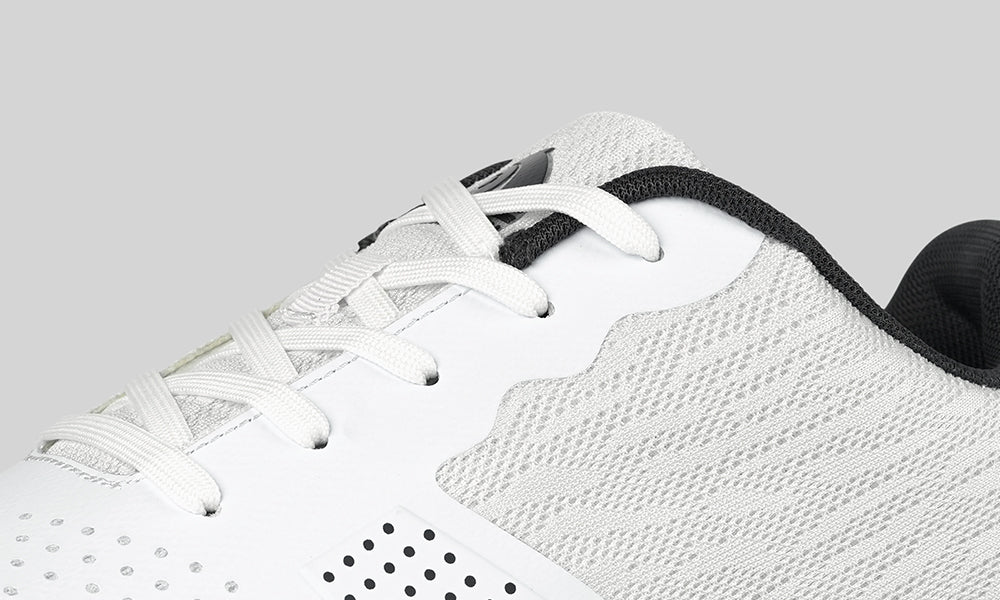 Goating Player G615 Men's Professional Spikes Golf Shoes / White