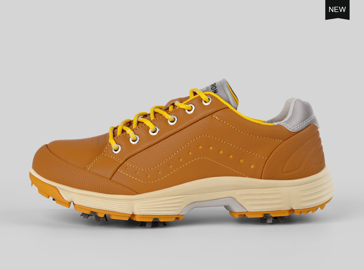 Goating Player G716 Men's Professional Spikes Golf Shoes / Brown