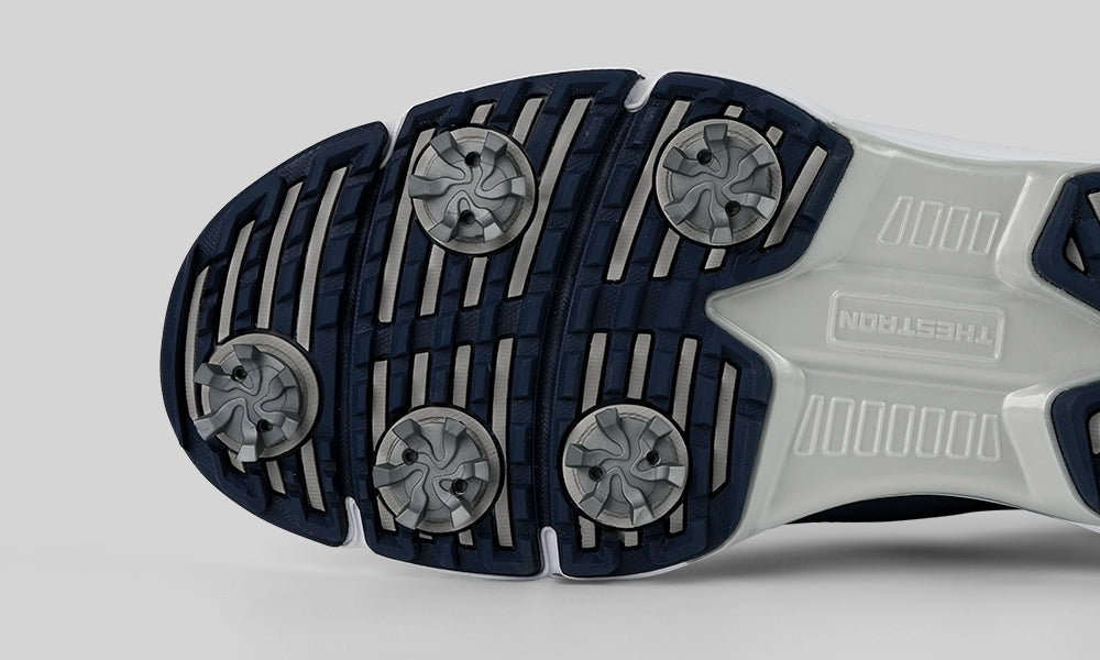 Goating Player G716 Men's Professional Spikes Golf Shoes / Blue