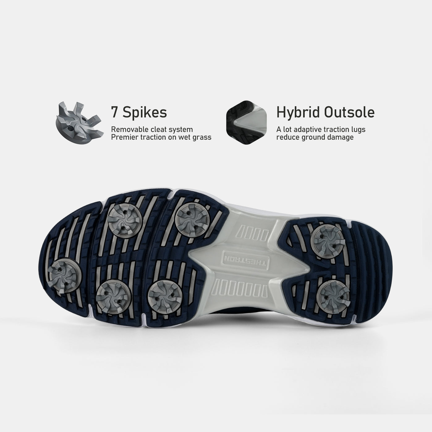 G716 Men's Professional Spikes Golf Shoes / Blue