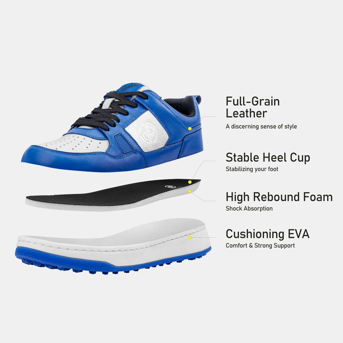 P101 Leather Golf Shoes. No Spikes. No Limits.5