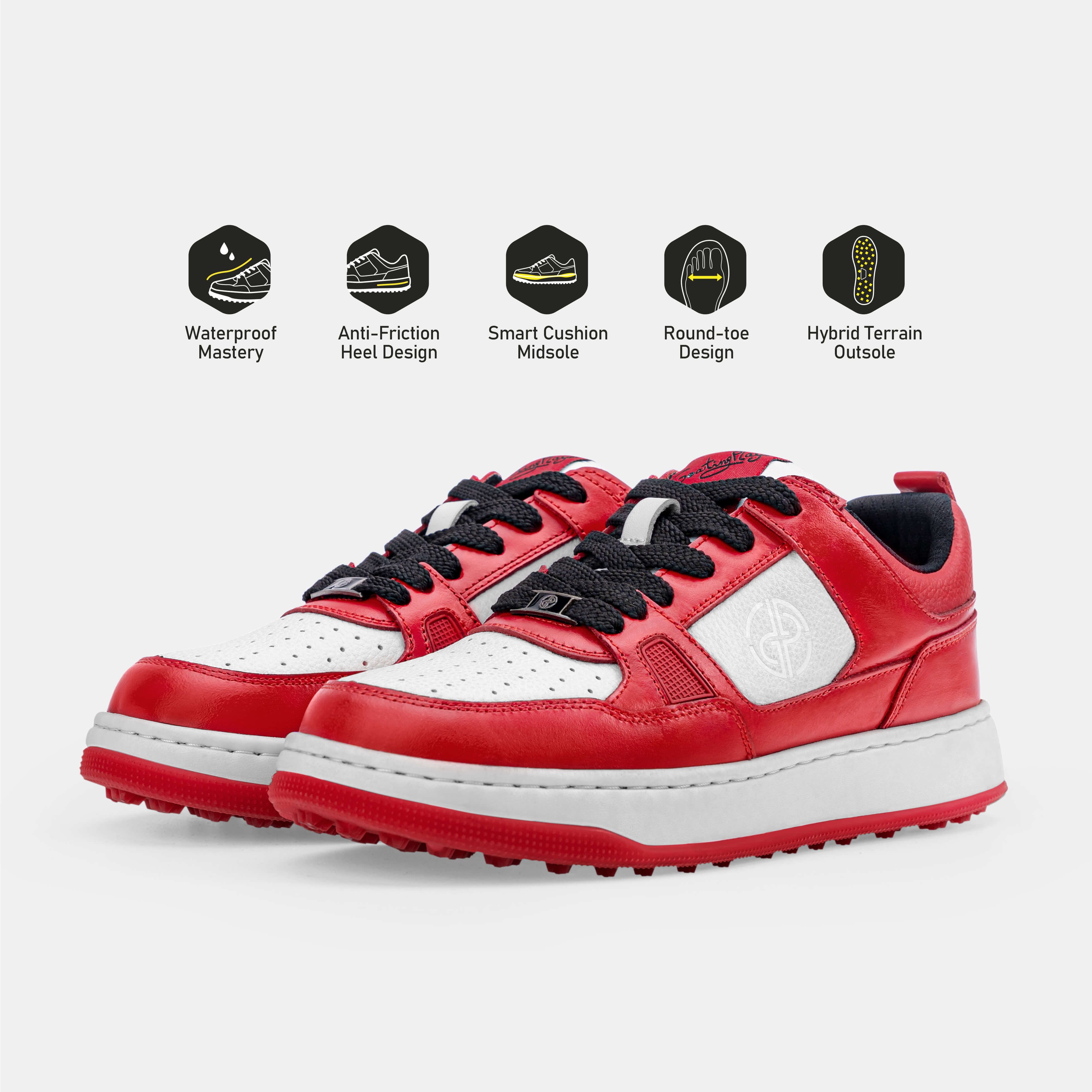 P101 Golf Shoes / Red