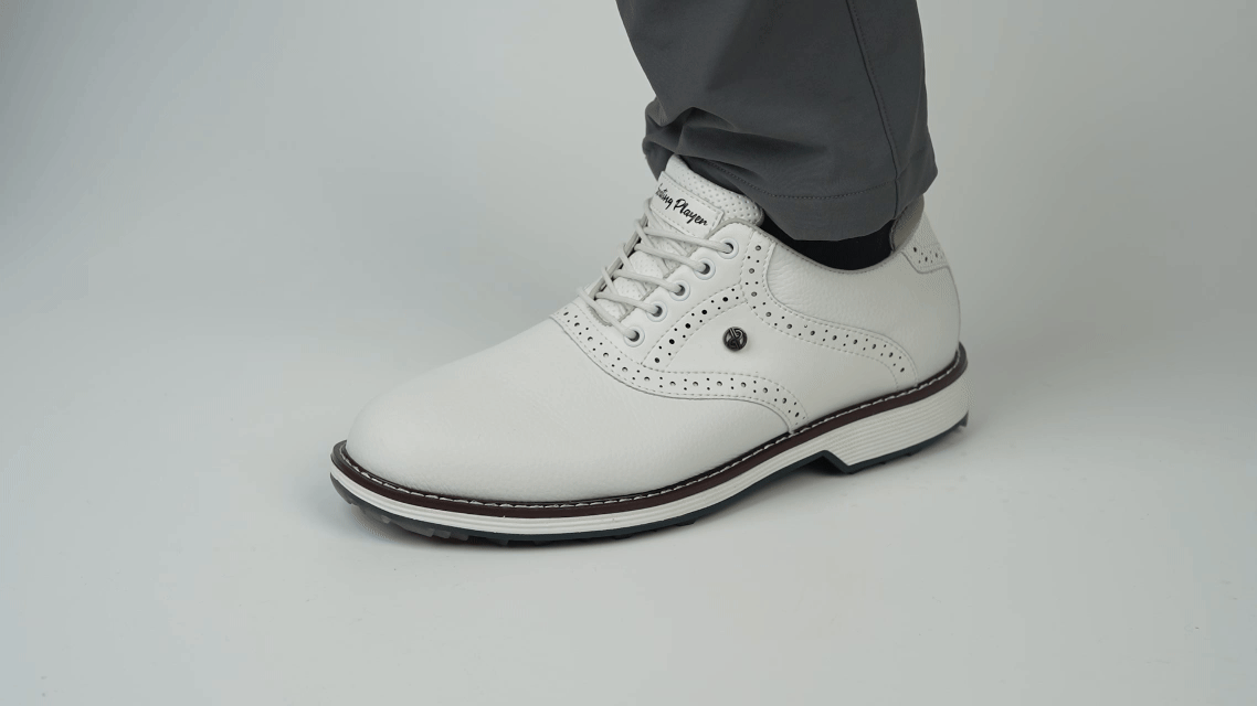 Goating Player G3 Men's Professional Spikeless Golf Shoes / White