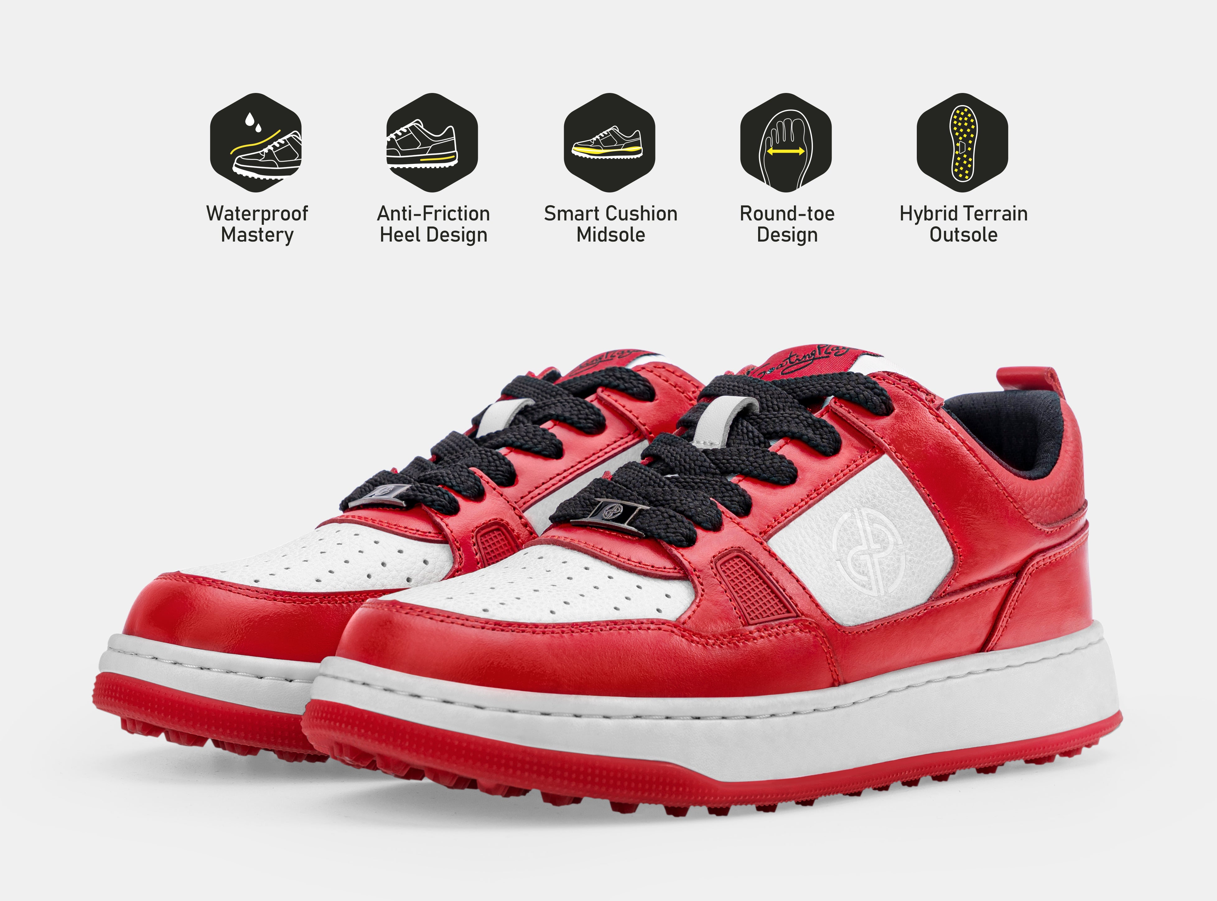 Aceways P101 Golf Shoes / Red