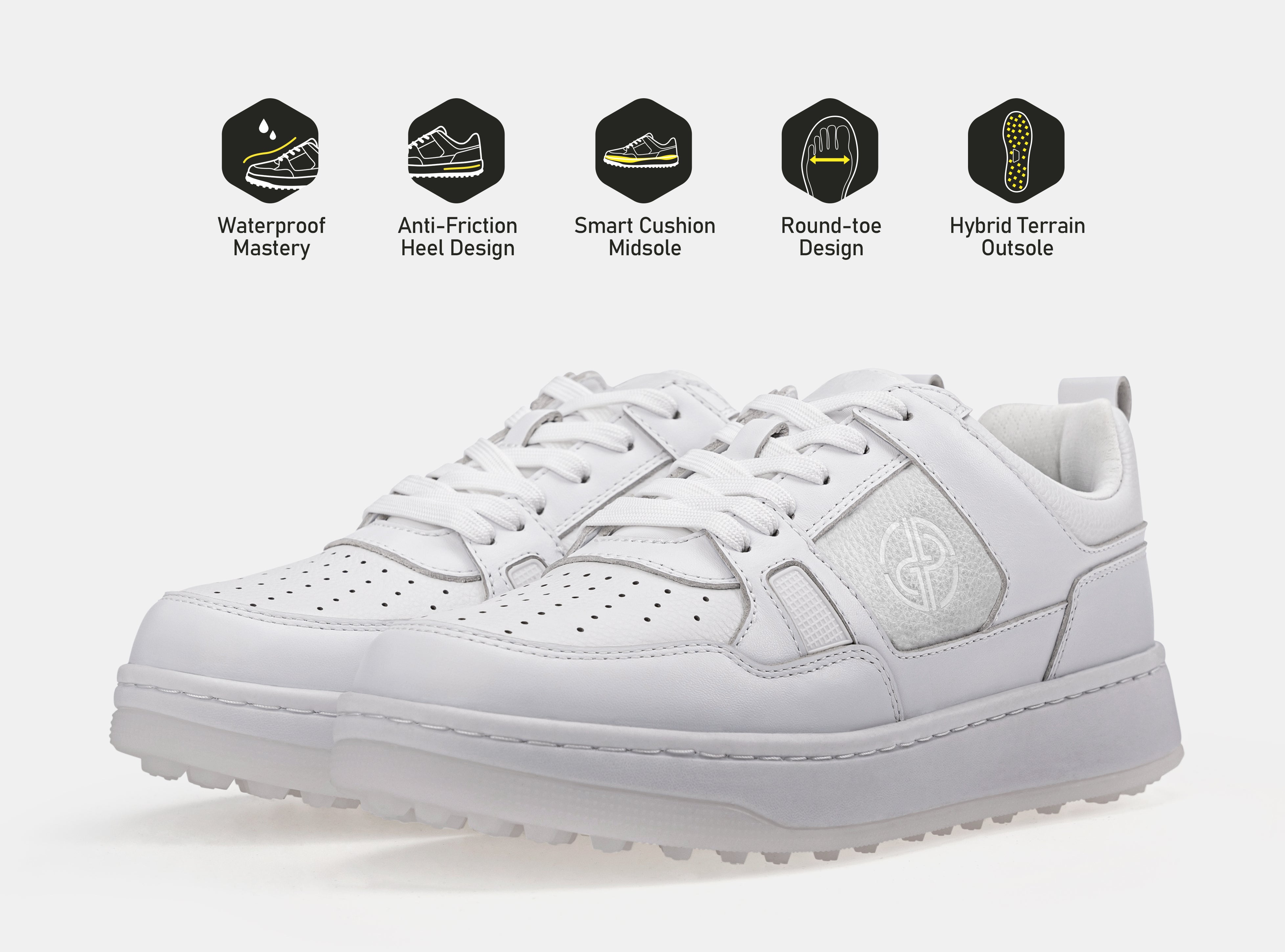 Aceways P101 Golf Shoes /White