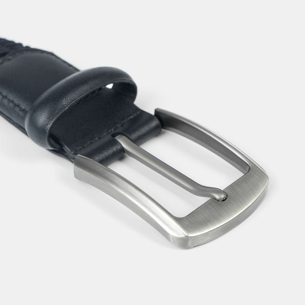 Tour Woven Belt:10K Swing-Proof, No Holes Needed / Black