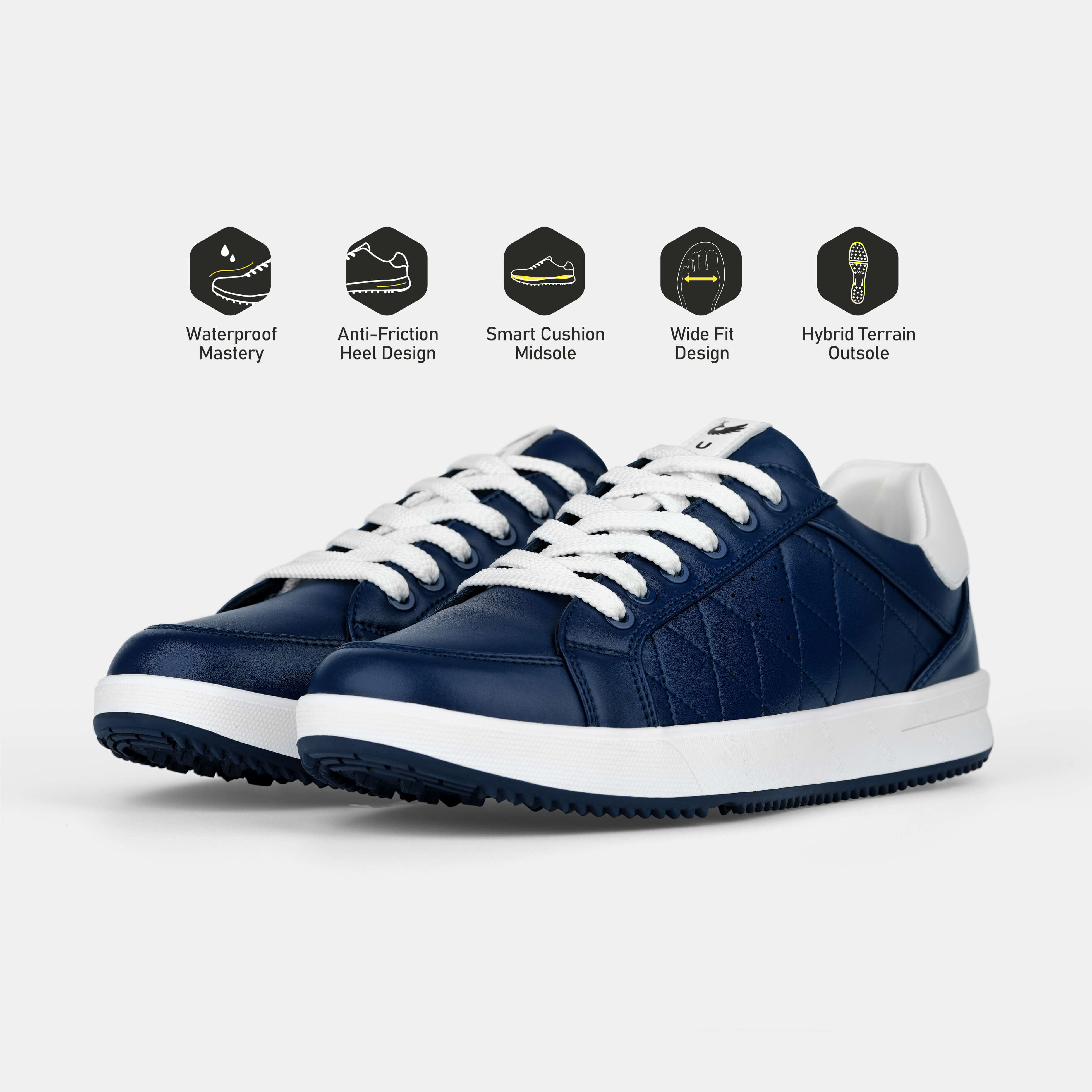 G2 Men's Professional Leather Golf Shoes  / Blue
