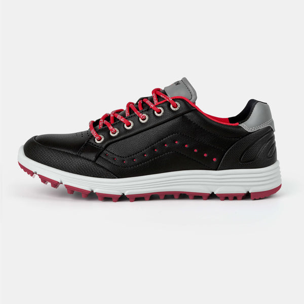G718 Men's Breathable Spikeless Golf Shoes / Black