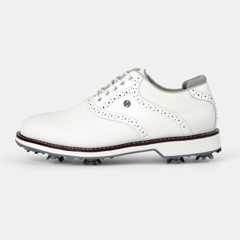 G1 Men's Professional Spikes Golf Shoes  / White