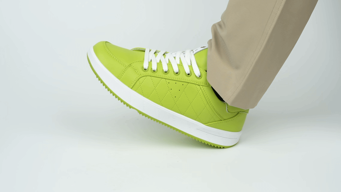 Goating Player G2 Men's Professional Leather Golf Shoes / Green