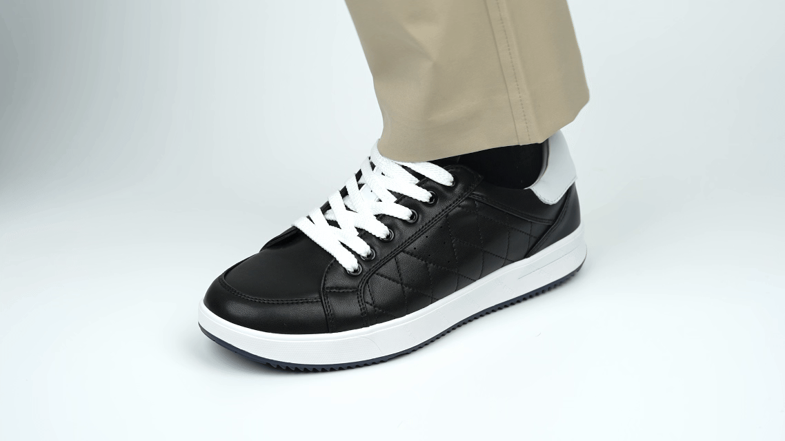 Goating Player G2 Men's Professional Leather Golf Shoes  / Black