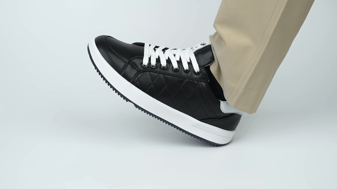 Goating Player G2 Men's Professional Leather Golf Shoes  / Black