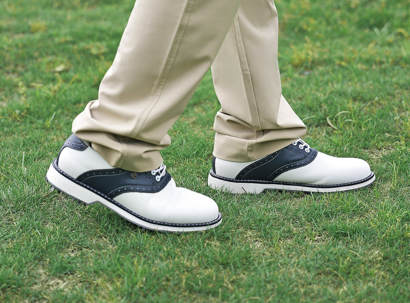 Goating Player G1 Men's Professional Spikes Golf Shoes  / Blue