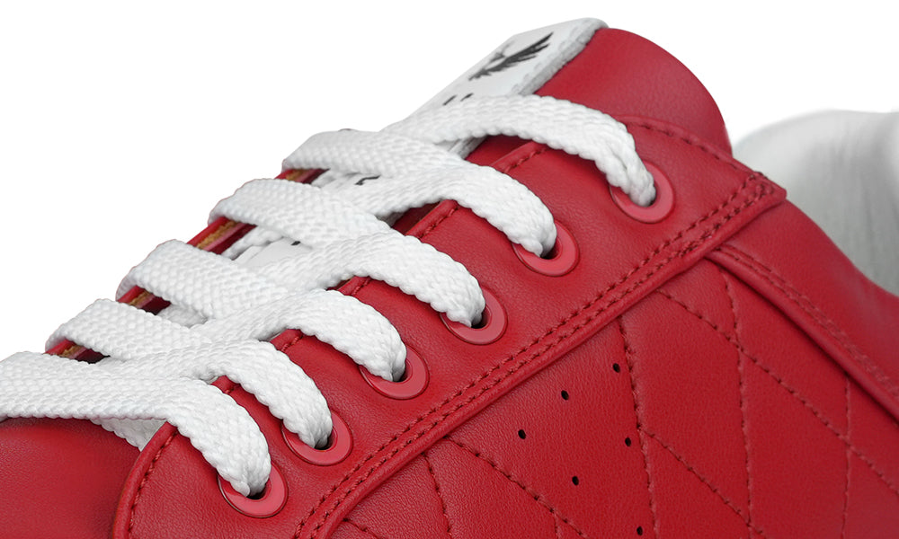 Goating Player G2 Men's Professional Leather Golf Shoes / Red