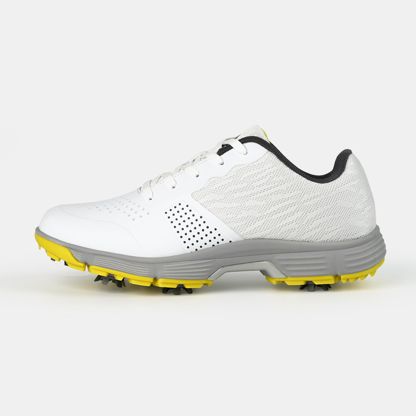 G615 Men's Professional Spikes Golf Shoes / White