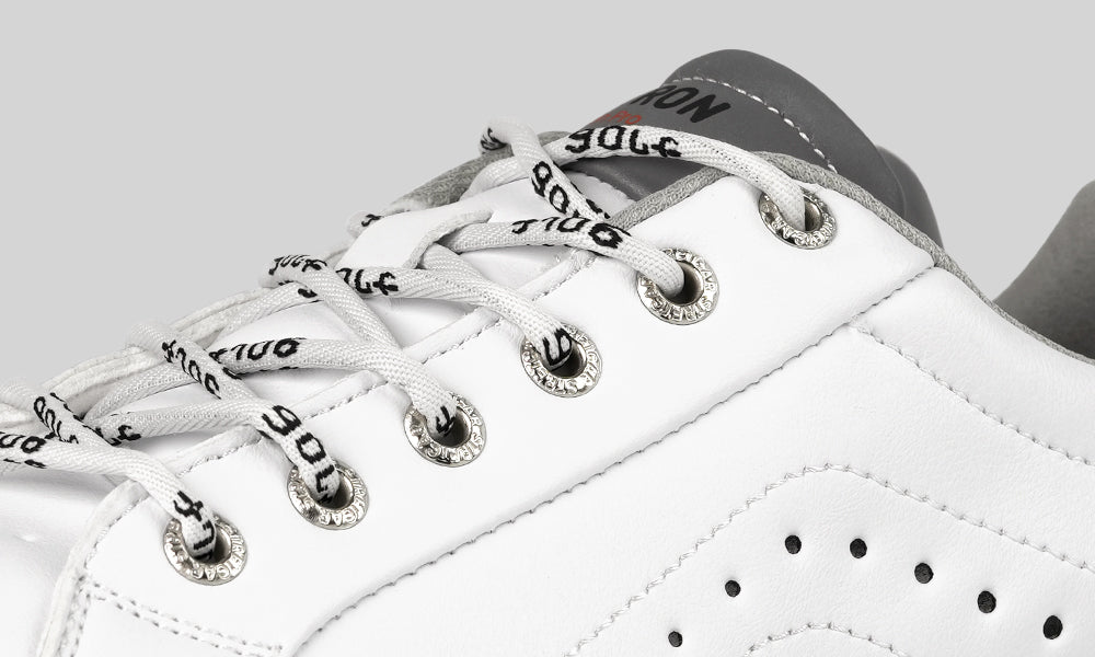 Goating Player G718 Men's Breathable Spikeless Golf Shoes / White