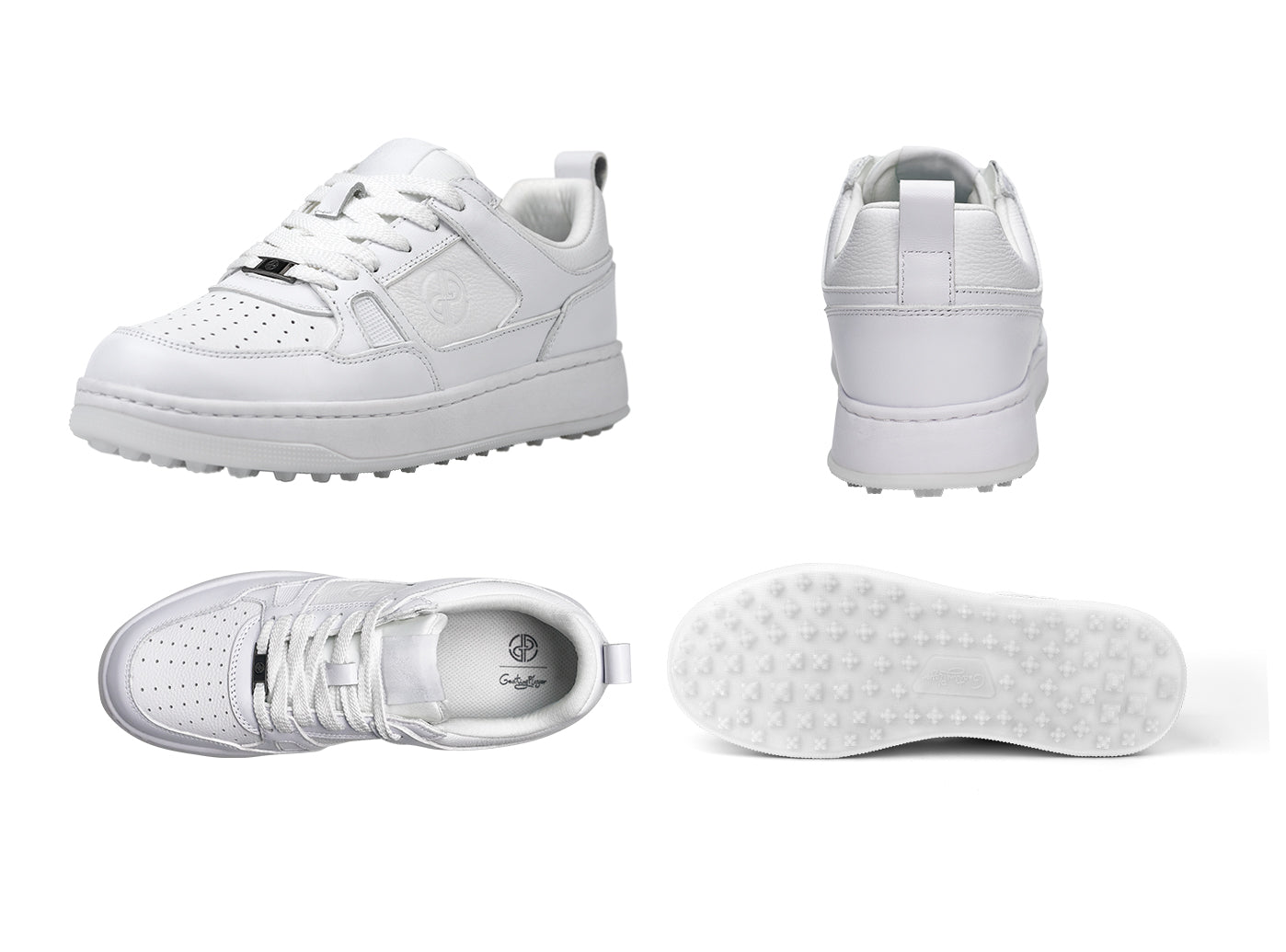 Goating Player P101 Splikeless Golf Shoes/White