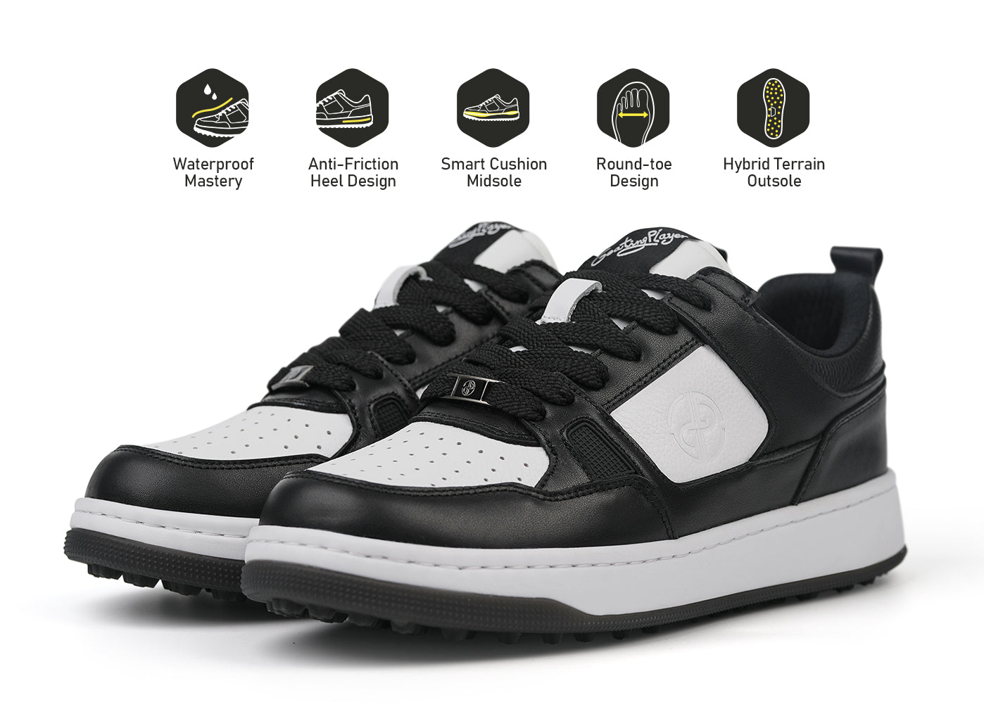 Goating Player P101 Splikeless Golf Shoes/Black