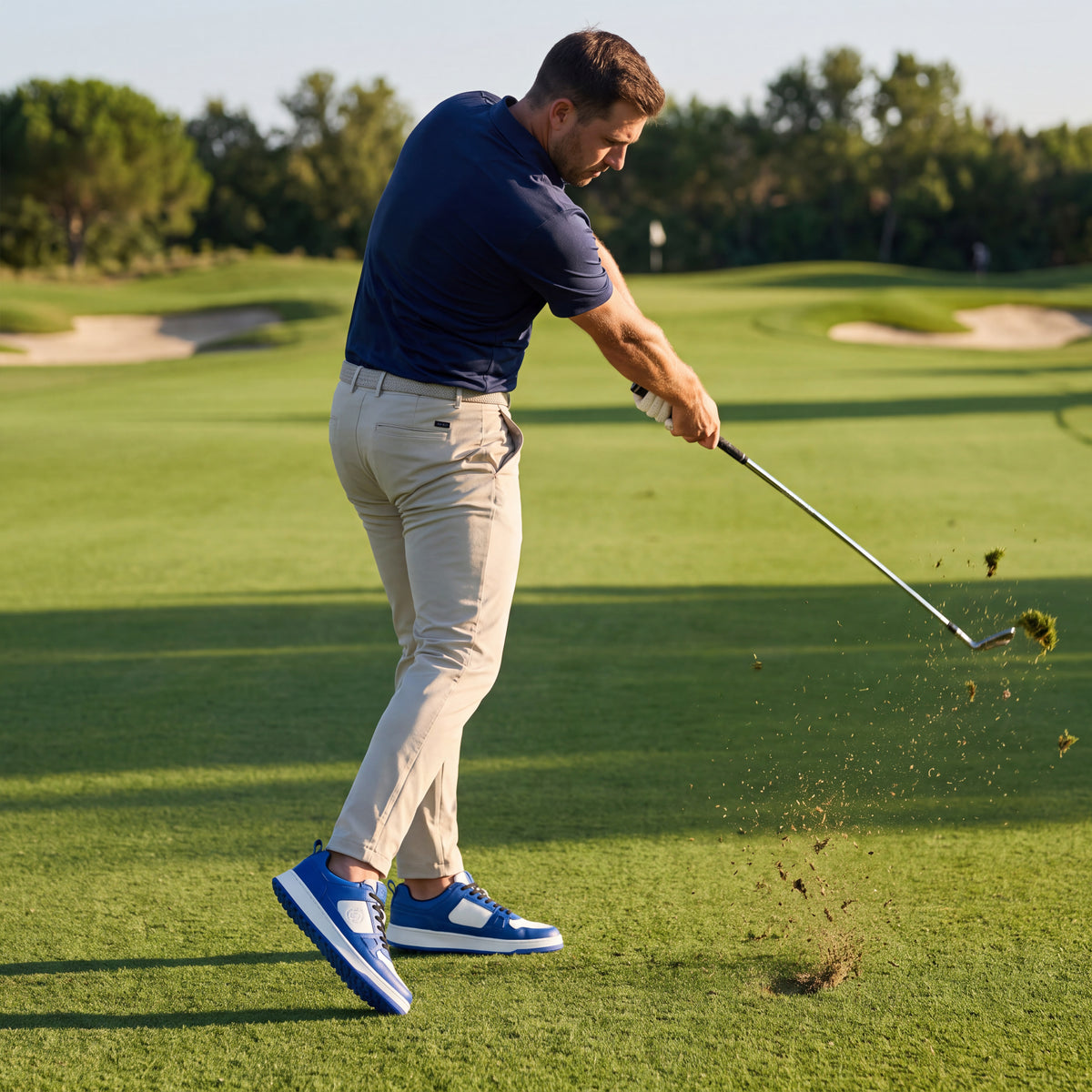 P101 Leather Golf Shoes. No Spikes. No Limits.